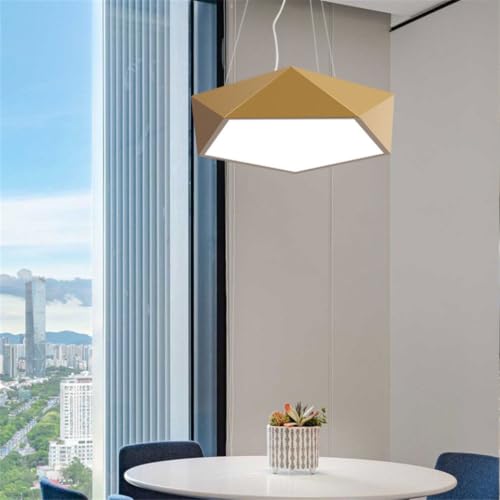 Lámpara colgante para isla de cocina y cafetería moderna con estilo hexagonal 3