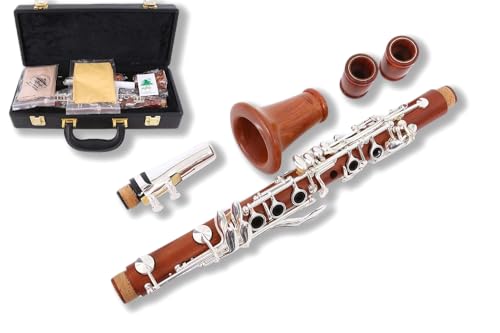 Yinfente Eb Key Clarinete jacarandá madeira clarinete prata chapeado chaves de madeira maciça E blat
