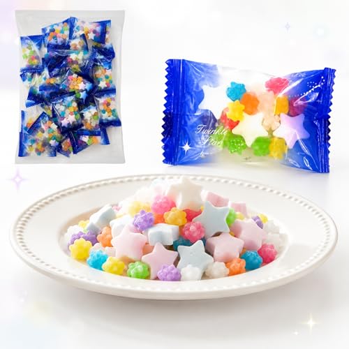 金平糖 こんぺいとう ラムネ 個包装 小分け お菓子 星 駄菓子 【国内製造】【200g 約23個程度】【Alneka】（Amazon）