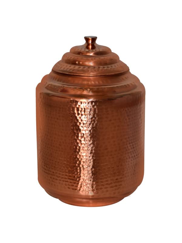 WAVELADY Copper Container 10 Ltr Hammered Copper Water Dispenser