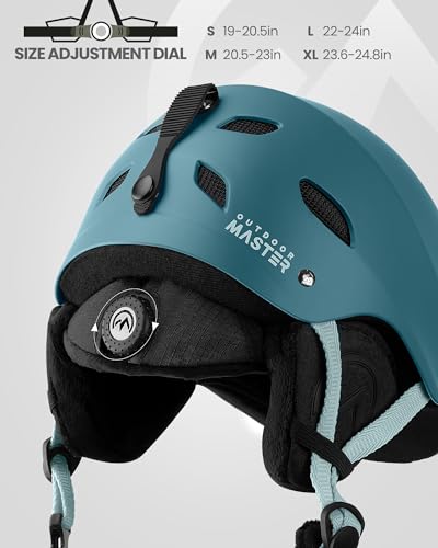 Image of OutdoorMaster Kelvin Ski Helmet - Snowboard Helmet for Men, Women & Youth | Ski & Snowboard Use,Fits Men,Women & Youth,ASTM Certified Impact Protection,Adjustable Ventilation