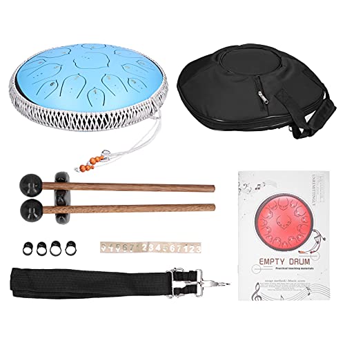 Tyenaza Handpan Steel Tongue Drum 14 pulgadas 15 notas miniatura 5