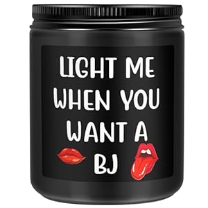 Funny Gifts for Him-Valentines Day Gifts for Him, Scented Candle Presents for Men,Anniversary Engagement Gift for Husband,Fiance,Boyfriend,Valentines Day for Him (Light Me-Sandalwood)