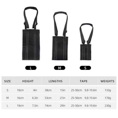 Verstellbarer Hunde Tragehilfe für Mittelgroße/Große Hunde, Sicherheitsunterstützung für Alte Verletzte Behinderte Hunde, Rehabilitationsgeschirr mit Polsterung