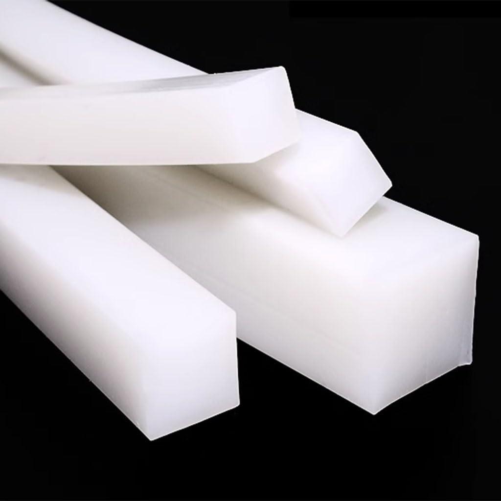 Tira de Sellado de Espuma de Silicona, Tira de Sellado de Caucho de Silicona Cuadrada, Varios tamaños, Color Blanco | 18x18mm