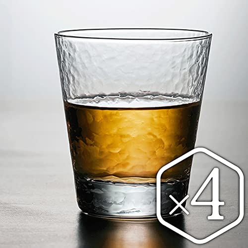 Set 4 Vasos de Vidrio Cristalizado 10oz miniatura 3