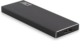 ACT Alloggiamento SSD esterno M.2 SATA in alluminio, USB C 3.2 Gen 1, velocità di...