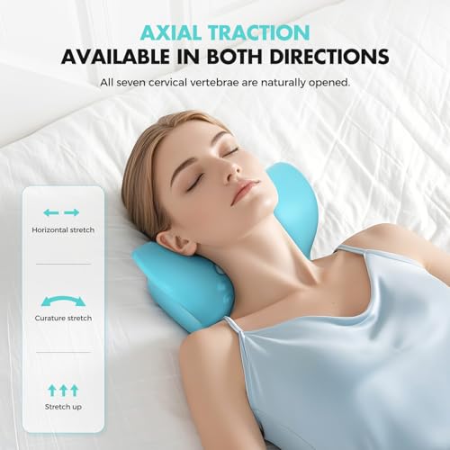 Image of Smedz Neck Massager 2026 New Upgrade 3 in 1 Portable Massager with Heat and Comfortable Stretching - Adjustable Intensity for Neck and Shoulder Relaxation at Home, Office.USB-C Rechargeable