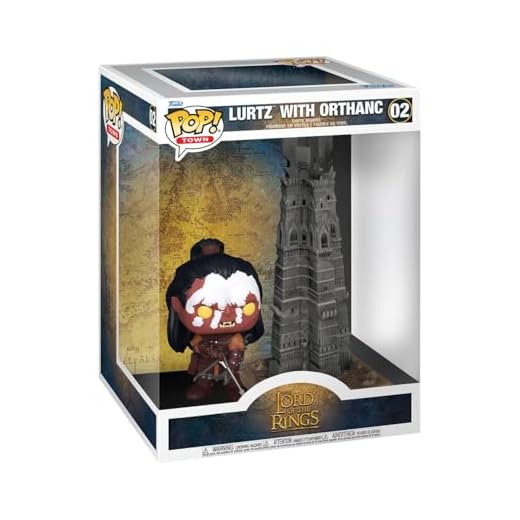 Funko Pop! Town: Lord of The Rings S9 – Lurtz with Tower - el Señor de los Anillos - Figura de Vinilo Coleccionable - Idea de Regalo - Mercancia Oficial - Juguetes para Niños y Adultos - Movies Fans
