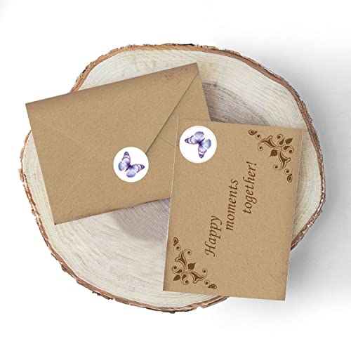 48 Pcs Butterfly #5!!!​ Stickers Envelope Seals Labels Round Tags, Stamps Sticker For Gift Cards, Envelopes, Boxes For Holiday, Birthday, Christmas #TOP4