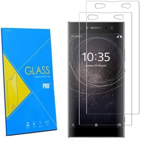 GAPlus [2 Pack] Sony Xperia XA2 Ultra 6.0" Screen Protector - Tempered Glasses Screen Guard Protector FILM For Sony Xperia XA2 Ultra