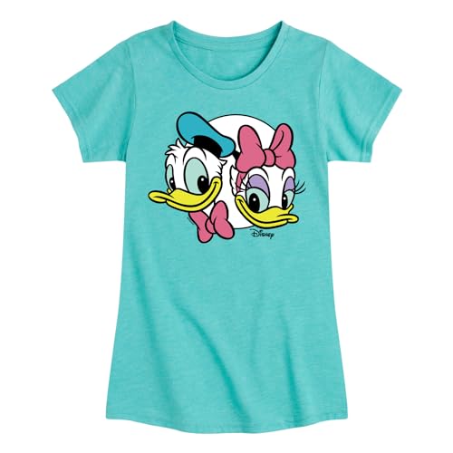 Disney - Donald & Daisy Duck - All Smiles - Toddler & Youth Girls Short Sleeve T-Shirt