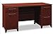 Bush 60"W Double Ped Desk (B/D, F/F) Box 2 of 2 Enterprise: Harvest Cherry