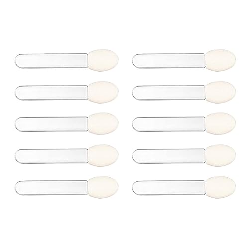Miniatura 2 de 10 aplicadores de sombra de ojos, cepillo de sombra de ojos, herramientas de maquillaje, esponja, duraderas y atractivas, desechables, aplicadores