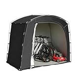 Bike Tent, 81 * 39 * 65 in Outdoor Portable Storage Sheds, 210D Oxford Thick Waterproof Fabric,PU4000 Waterproof for 2/3/4 Bikes,Bike Covers for Motorcycle,Garden Tools,Lawn Mower