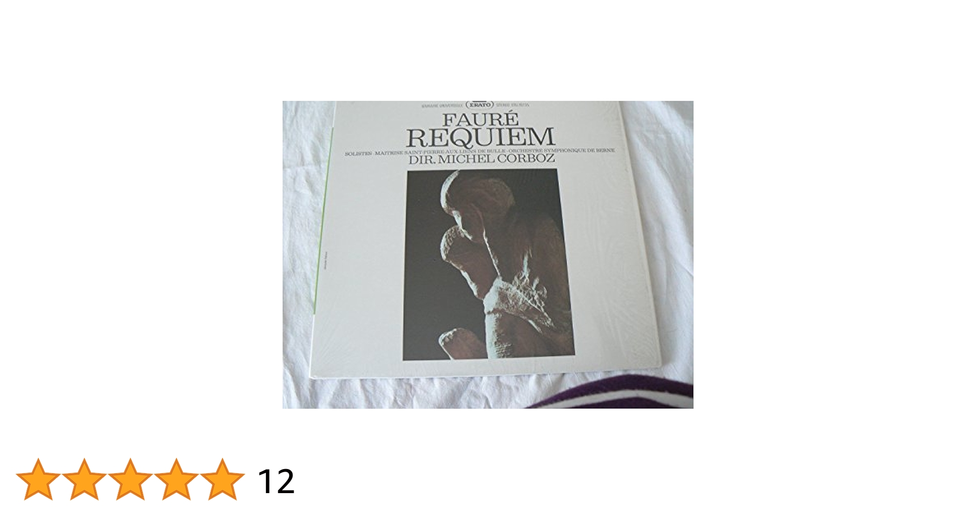 Amazon.co.jp: FAURE REQUIEM dir Michel Corboz vinyl 33T 1972