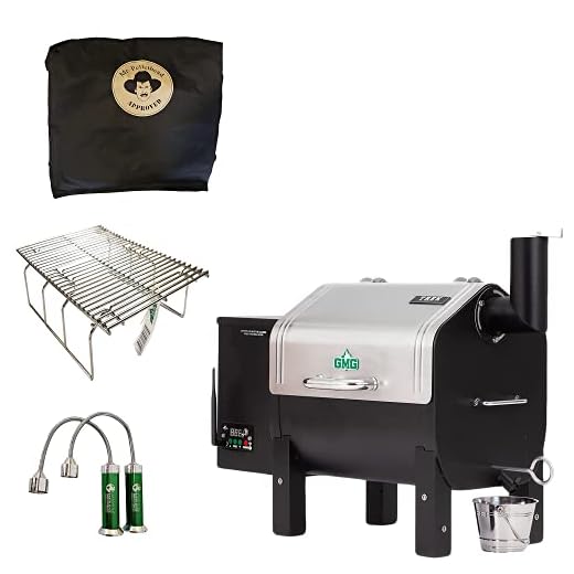 Davy Crockett Pellet Grill Tailgating Package Includes Cover-Collapsible Rack-BBQ Lights
