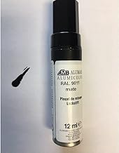 Genérico RAL 9011 Touch Up Paint Brush Matt Black 12 ml