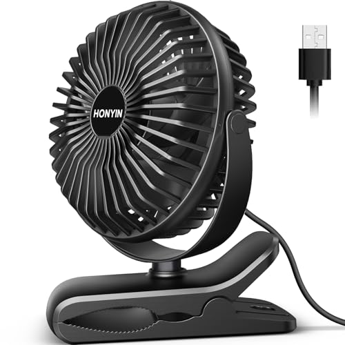 HONYIN 720 Degree Clip Fan