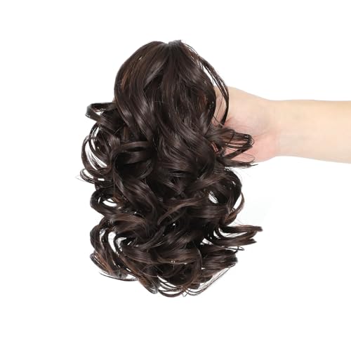 25cm Wavy Claw Clip on Ponytail Hair Extensions - Image 3