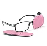 Adecco LLC 6pcs Amblyopia Eye Patches For Glasses, Kids Eye Patch,Strabismus, Lazy Eye Patch For Children (pink)