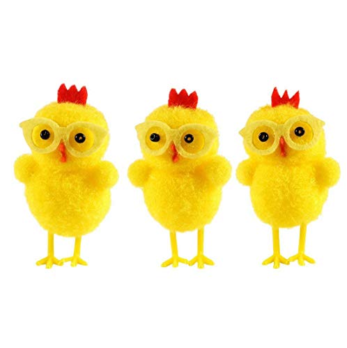 Lapin de Pâques blanc avec carotte jaune et poussins assortis - Jaune - Taille unique Cover