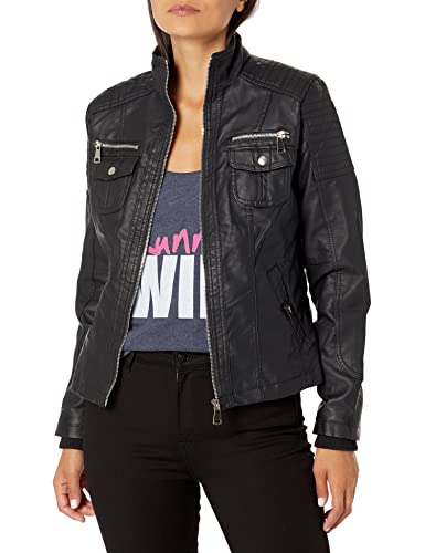 Ymi Womens Junior Full Length Puffer With Detachable Sherpa Hood Jacket, Black, Large Us (J1673) #TOP5