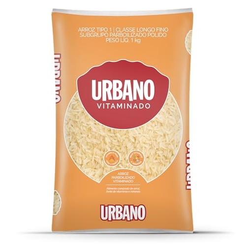 Urbano Arroz Parborizado Vitaminado 1kg | Rico em Vitaminas e Minerais | Soltinho e Nutritivo Urbano Arroz Parborizado Vitaminado 1kg | Rico em Vitaminas e Minerais | Soltinho e Nutritivo