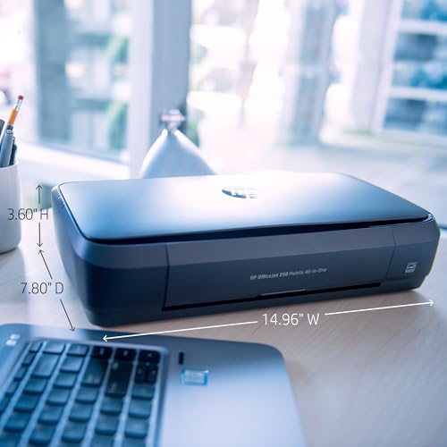 undefined HP OfficeJet 250 Wireless Mobile Printer, Scanner, Copier - Black, Battery included (CZ992A) の商品画像 7