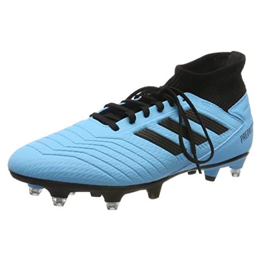 adidas Herren Predator 19.3 SG Fußballschuhe, Mehrfarbig (Bright Cyan/Core Black/Solar Yellow Ef8033), 42 2/3 EU