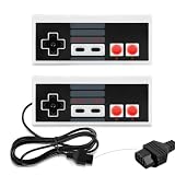 ZENANBiBi 2Pcs Classic Nes Controller for Nes 8 Bit Entertainment System, Plug & Play, 7 Pin Controller for Retro Gaming Fun [gamecube]