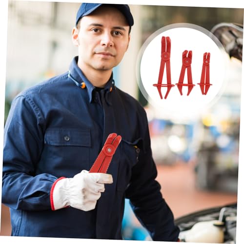 Alicates para abrazaderas de durabilidad mejorada PRETYZOOM 3 piezas de manguera 4