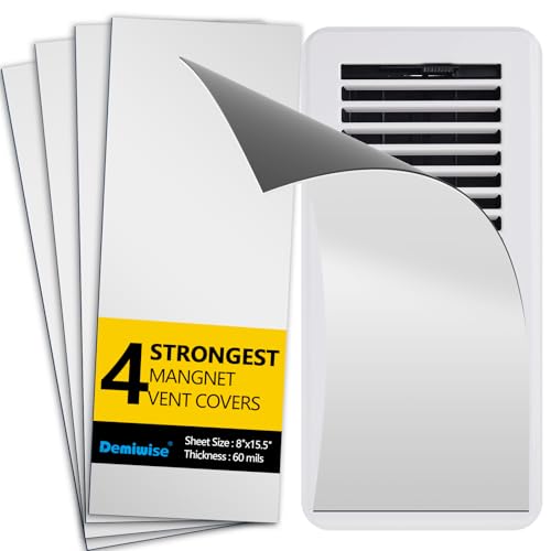 Cubiertas de ventilación prácticas, pack de 4 en blanco y marrón 2