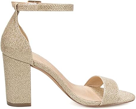 COASIS Women's Chunky Block Heels Open Toe Ankle Strap 3.5 Inch Heeled Sandals - Image 6