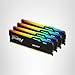 Kingston FURY Beast RGB 64GB (4x16GB) 6000MT/s CL40 DDR5 XMP DIMM | Overclocking | Intel XMP 3.0 | Kit of 4 | KF560C40BBAK4-64
