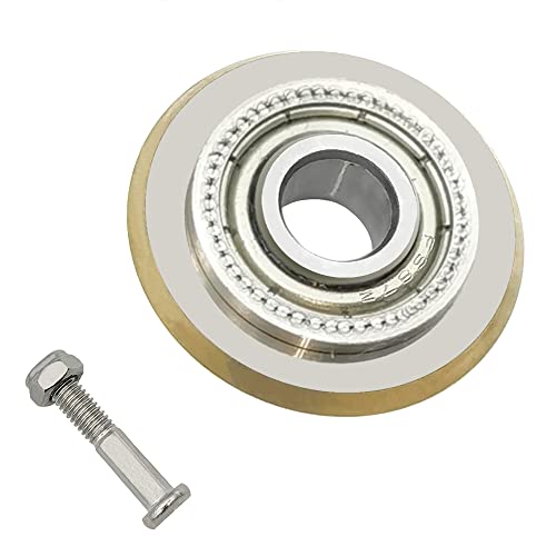 KtbeYTi 40000M Roue Coupe Carreaux, 22x6x6 mm Molette de Coupe en Carbure de Tungstène, Molette Coupe Carrelage avec Goujon de Noix, pour Couper les Carreaux,...