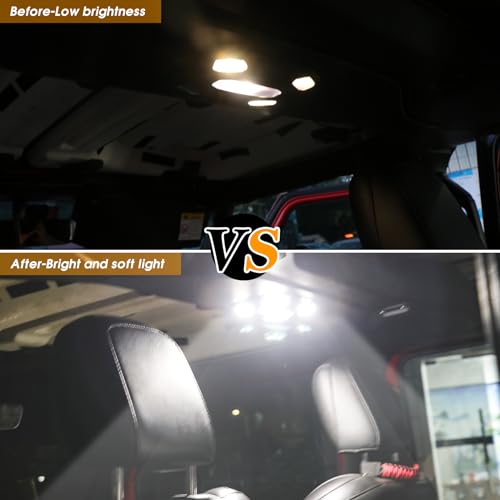 Lámpara LED interior para Jeep Wrangler JL 2018-2023 30 LED miniatura 2