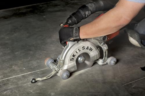 Image of SKILSAW SPT79-00 15-Amp Medusaw Worm Drive Saw for Concrete, 7 inch,Silver