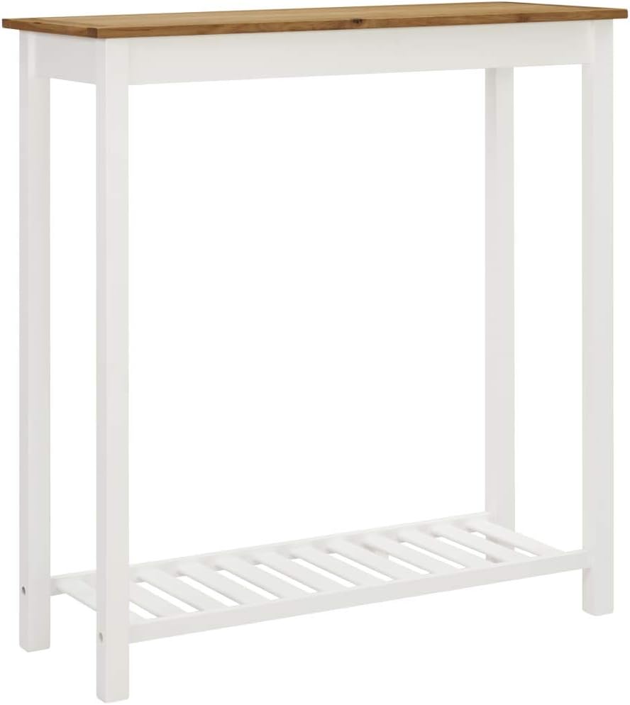 Bar Table 39.4"x15.7"x43.3" Solid Oak Wood