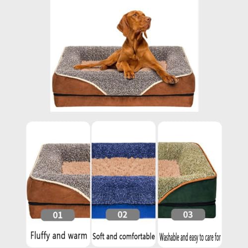 Coussin nid d'abeille pour chien grand format et imperméable - 7