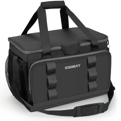 kiximay 33L Kühltasche Premium Isolierte Kühlbox 24+ Stunden Kalt Faltbar Wasserdicht & Auslaufsicher Ideal für Camping Picknick Strand BBQ & Auto