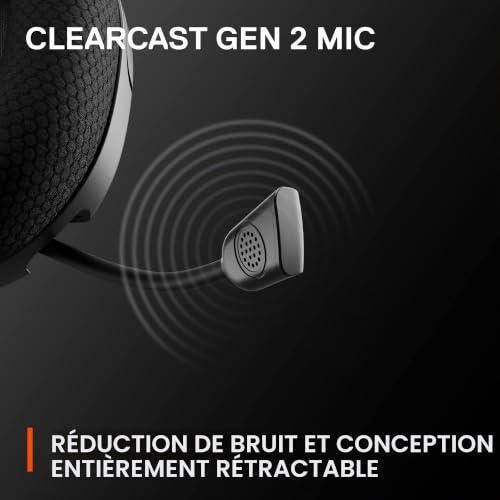 Casque de Jeu SteelSeries Arctis Nova 1 Audio Spatial 360° Ultra Léger - vue 10