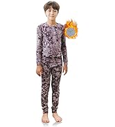 TINFL by Vaenait 4-14 Years Boys Kids Aeroheat Thermal Underwear Base Layers Warm Fleece Lined Pa...