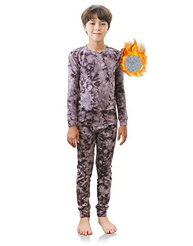 TINFL by Vaenait 4-14 Years Boys Kids Aeroheat Thermal Underwear Base Layers Warm Fleece Lined Pajama Long John Set
