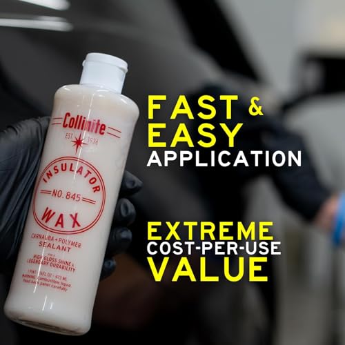 Collinite 845 Insulator Wax-Easy To Use Carnauba+Polymer Wax Sealant-High Gloss Shine+Durable Hydrophobic Beading & Long Lasting Paint Protection For Cars/Boats/Trucks/Rvs & Motorcycles thumb #5