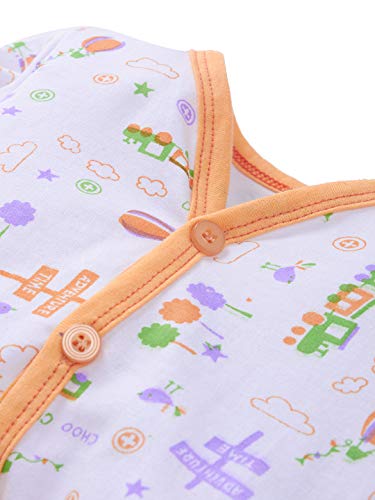 Image of babywish Baby Boys and Baby Girl Clothing Set 100% Cotton Full Sleeve Jhabla T-Shirt Trouser Pajama Newbrn Kids Clothes Set
