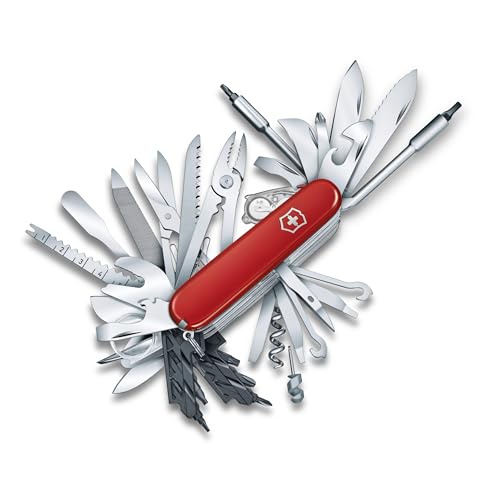 Victorinox Swiss Champ XXL 73 Function Large Pocket Knife, Red