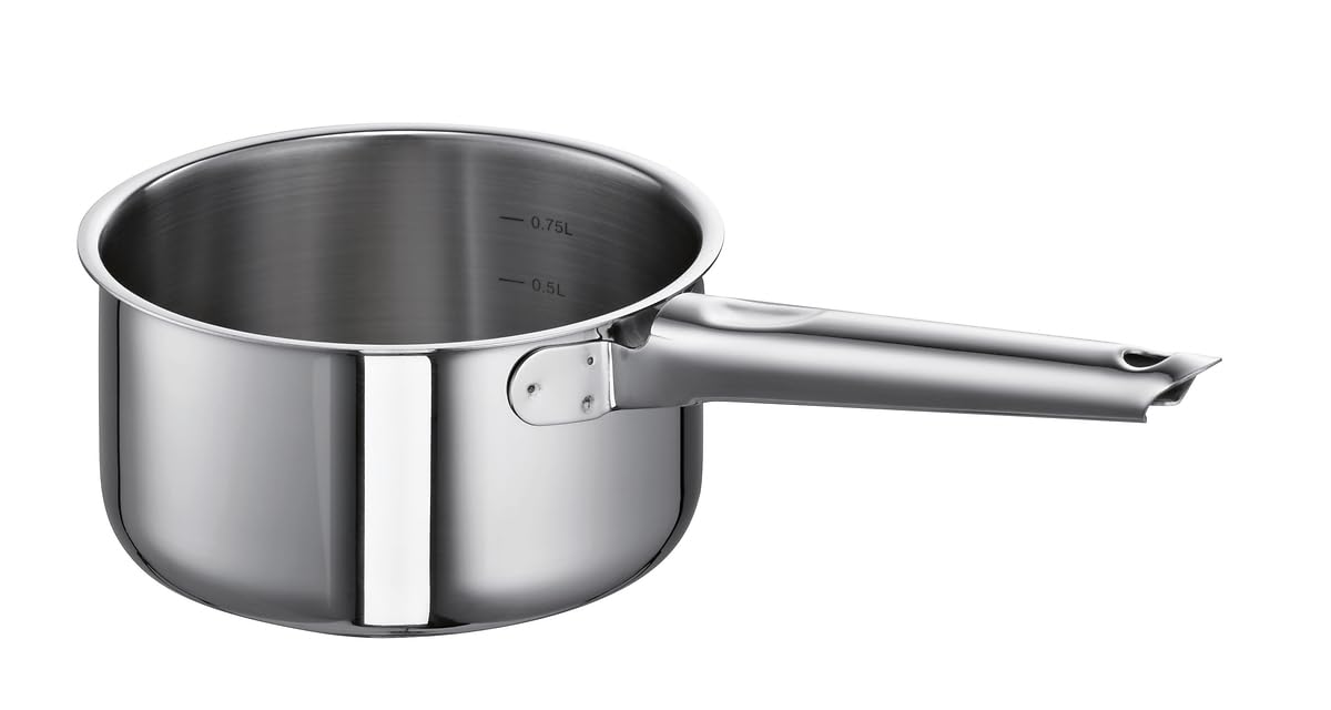 Schulte-Ufer Silber Stieltopf Romana Ø14cm, Pfanne + Kochtopf,