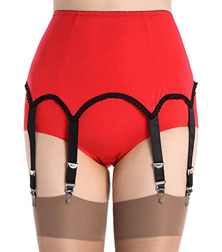 Aedericoe Thigh Garter Belt Stretchy Suspender Strap Belt for Lingerie Thigh Stockings - Thumbnail 2