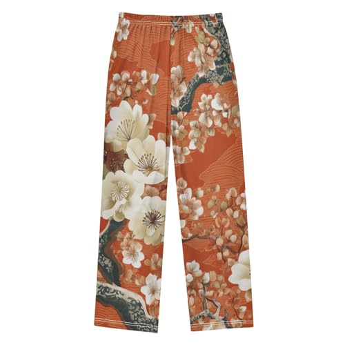 Plum Tree Boys Long Pants Soft Trousers Elastic Waist Kids Lounge Bottoms with Pockets S-XL2